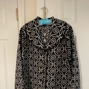 Reversible acrylic blend jacket